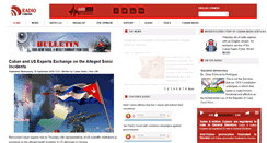 Desktop Screenshot of cubanradio.icrt.cu