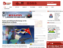 Tablet Screenshot of cubanradio.icrt.cu